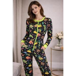 Dolls Kills x Rick and Morty Adult Romper  Pajamas Size M